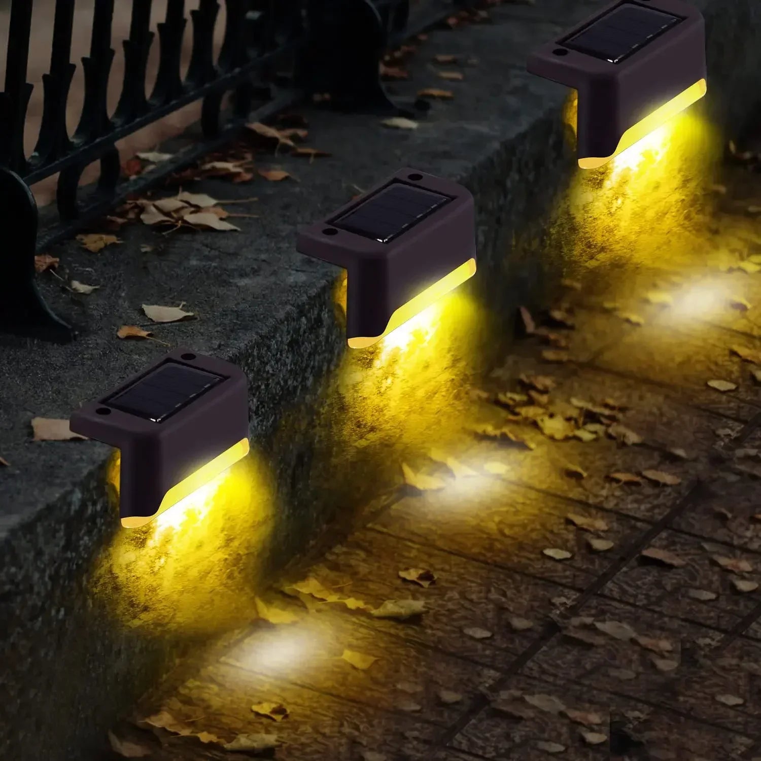 Solar Deck Light – LED Fence Patio Stairs