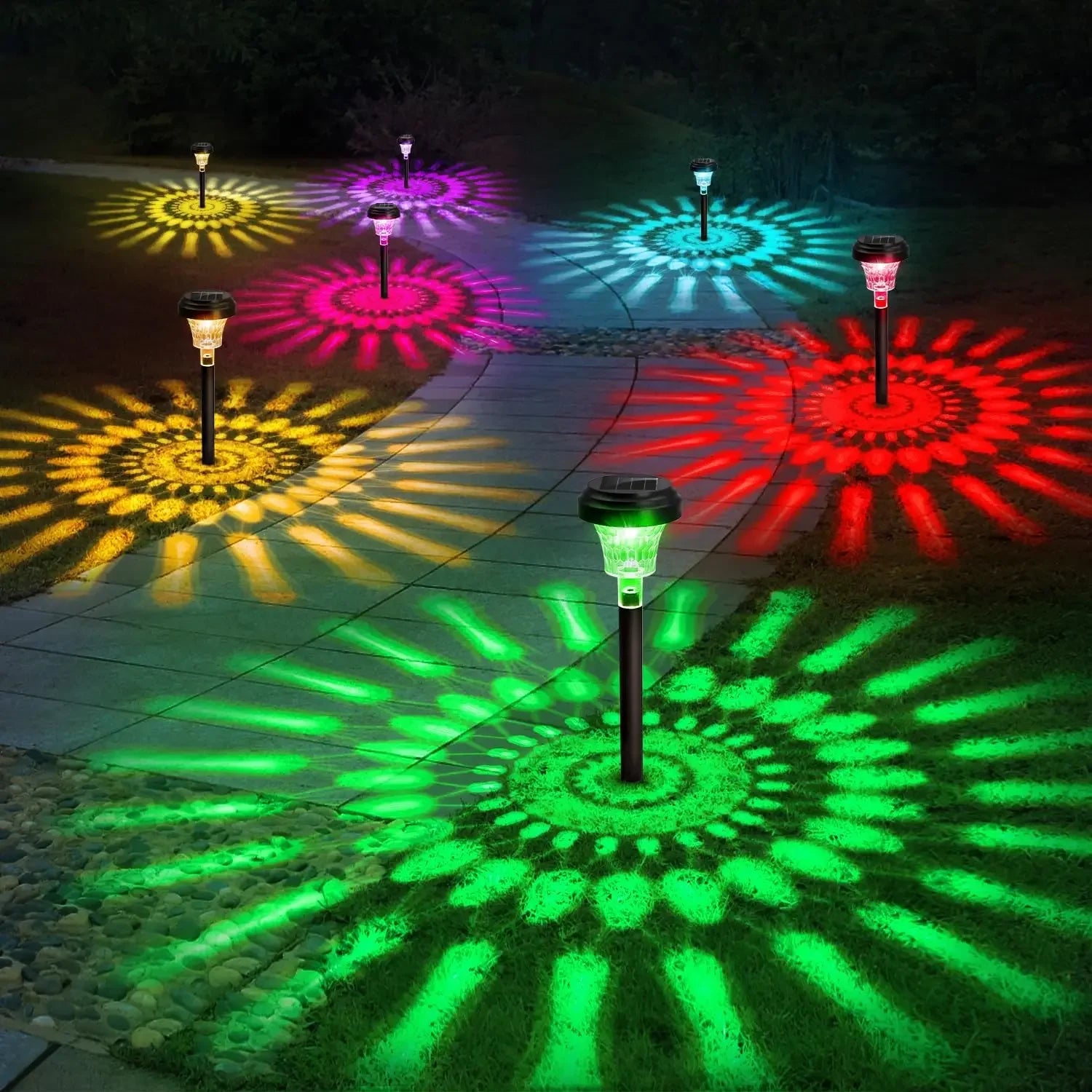 Solar Pathway Light RGB – Warm White IP67