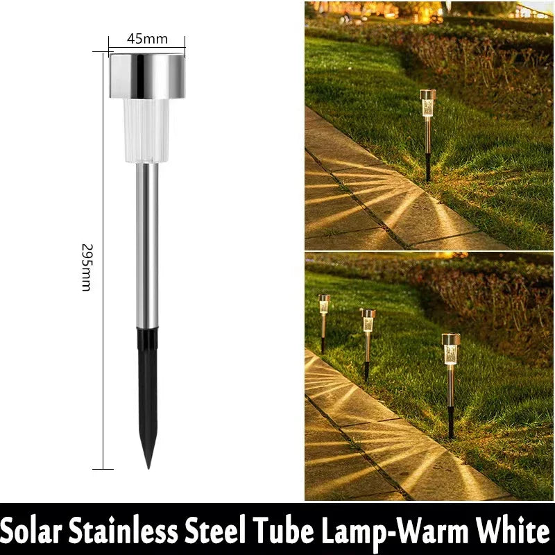 Solar Garden Lantern 10-Pack – LED Waterproof