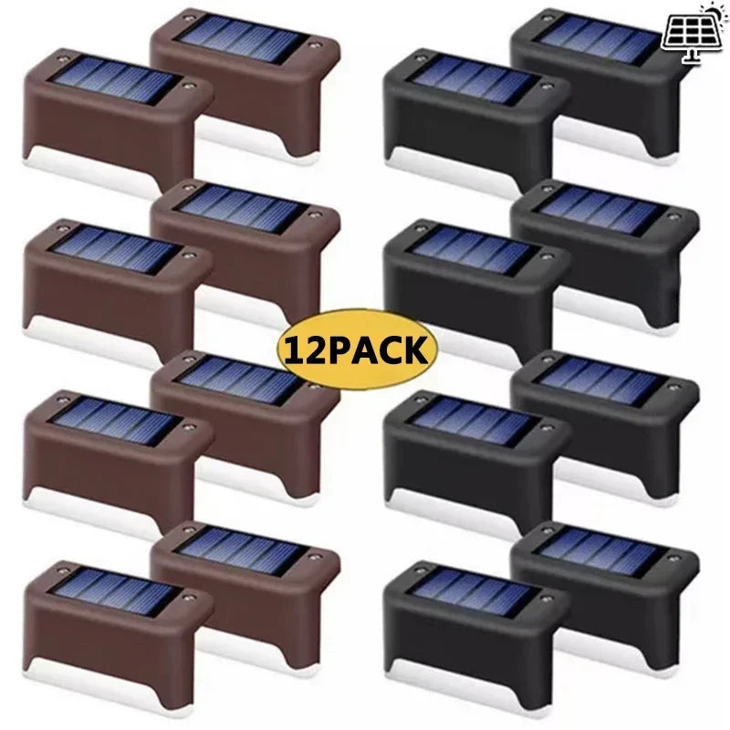 Solar Deck Fence Light 4-12PCS – LED Waterproof