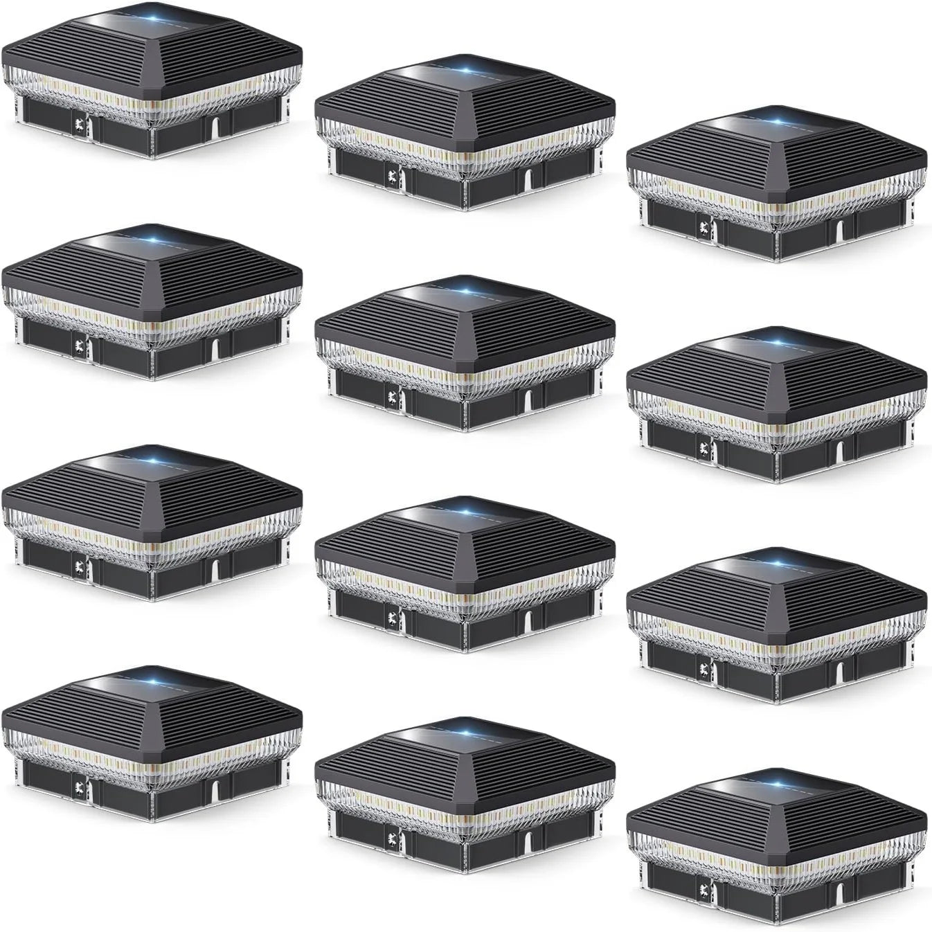 Solar Post Cap Light 6-12 Pack – 40LED 30LM