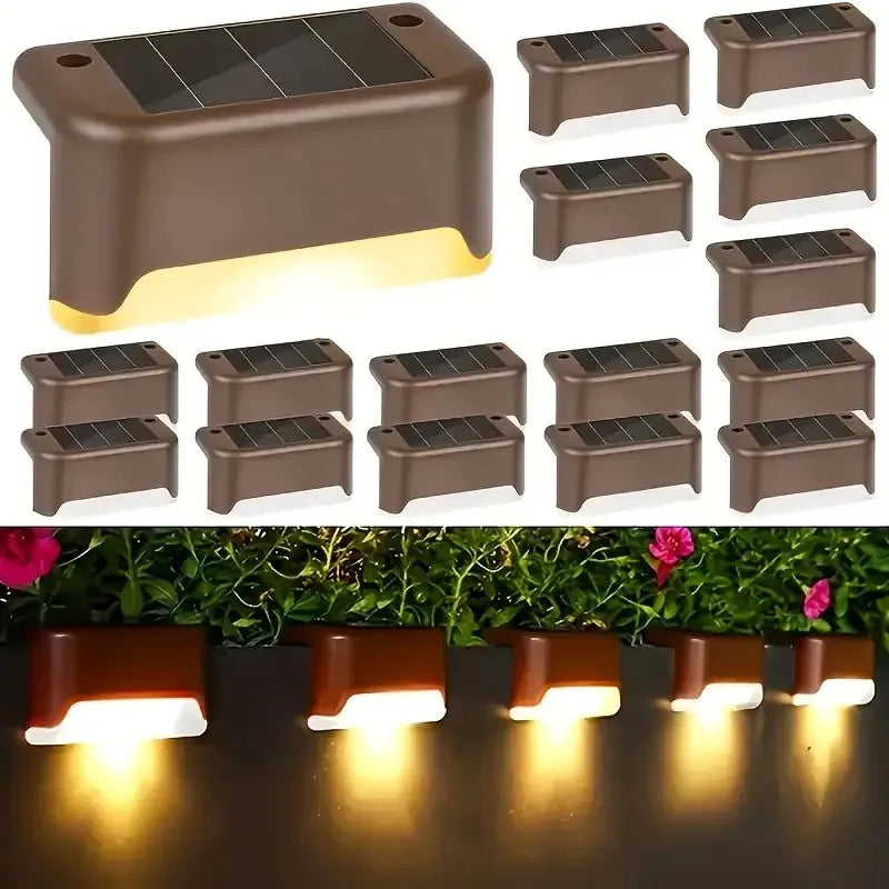 Solar Deck Street Step Light – 16PCS LED