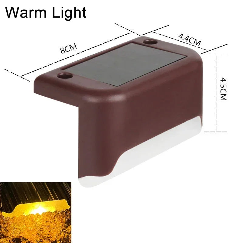Solar Deck Step Light – LED Waterproof Railing