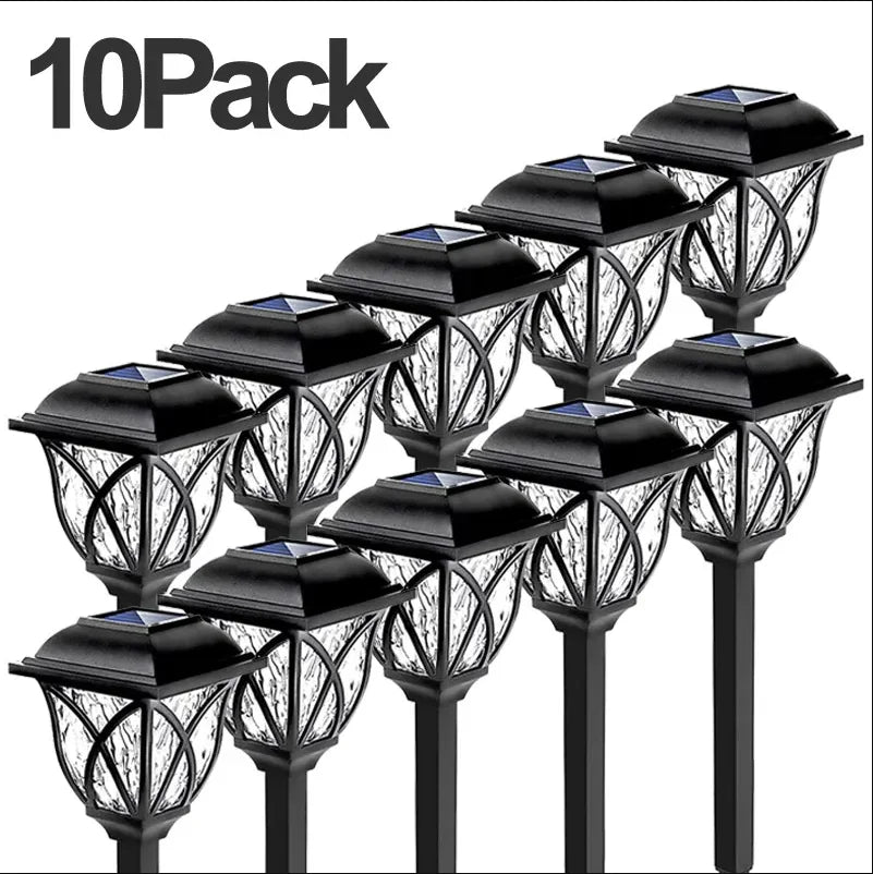 Solar Yard Pathway Light 1-10 Pack – LED Waterproof Bright Lawn