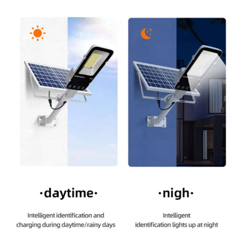 Solar Street Light 100-300W – 6000mAh IP65 Dusk to Dawn
