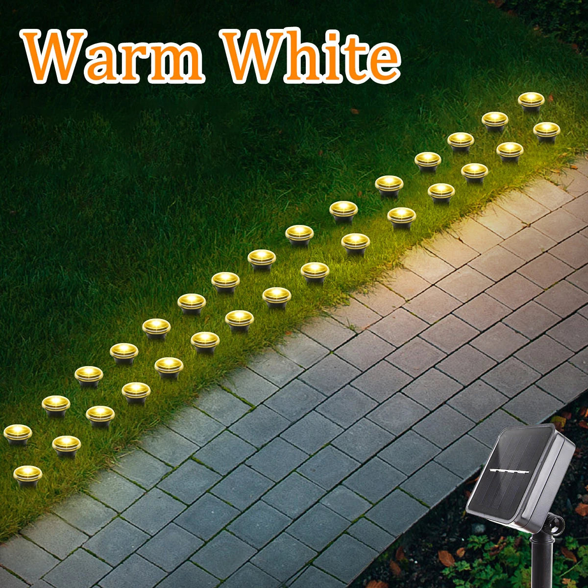 Solar Garden Pathway Light – 30LED 8 Modes