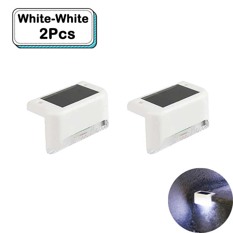 Outdoor Solar Step Lights – Warm White LED