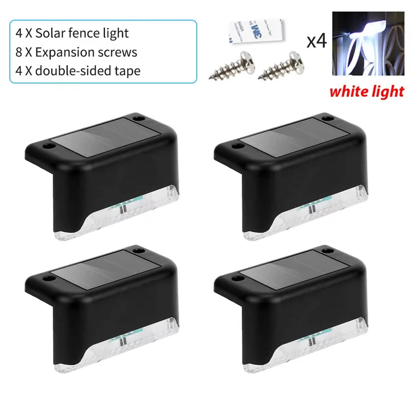 Solar Deck Step Light – LED Waterproof Railing