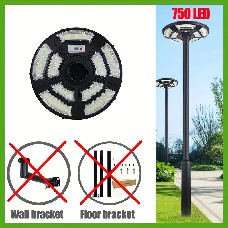 Solar UFO Courtyard Light – Motion Sensor Auto On/Off Outdoor
