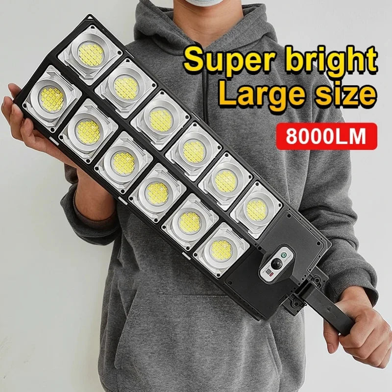 Solar Flood Light – 250W 8000LM Motion Sensor