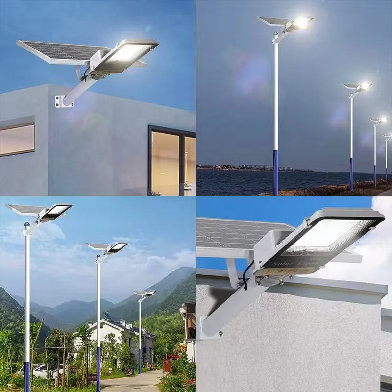 Solar Street Light 8000mAh – High Power Waterproof Garage Garden
