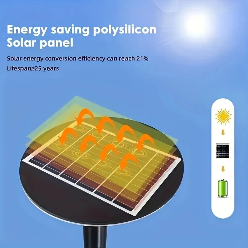 Solar UFO Courtyard Light – Motion Sensor Auto On/Off Outdoor